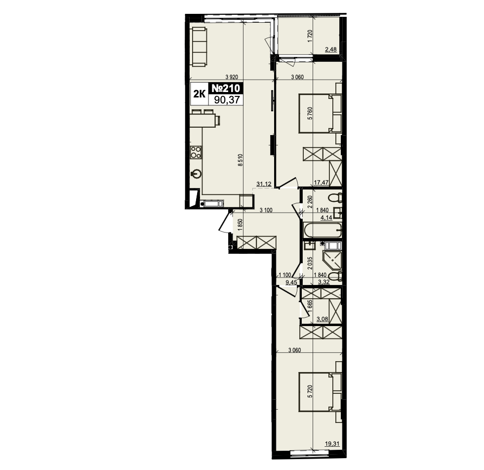 flat