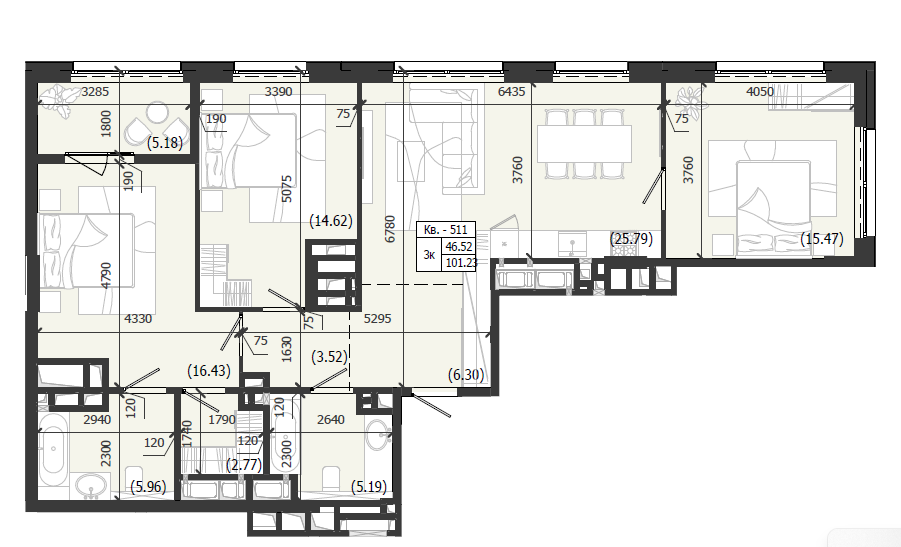 Квартира 511 WEST