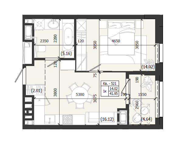 Квартира 521 WEST