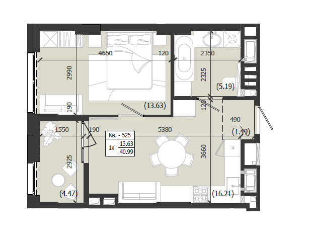 Квартира 525 WEST