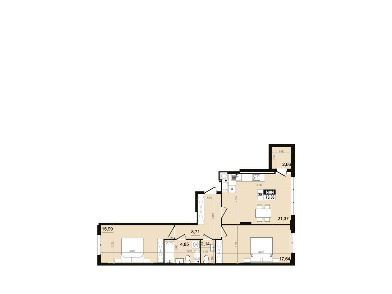 Квартира В-604 Comfort