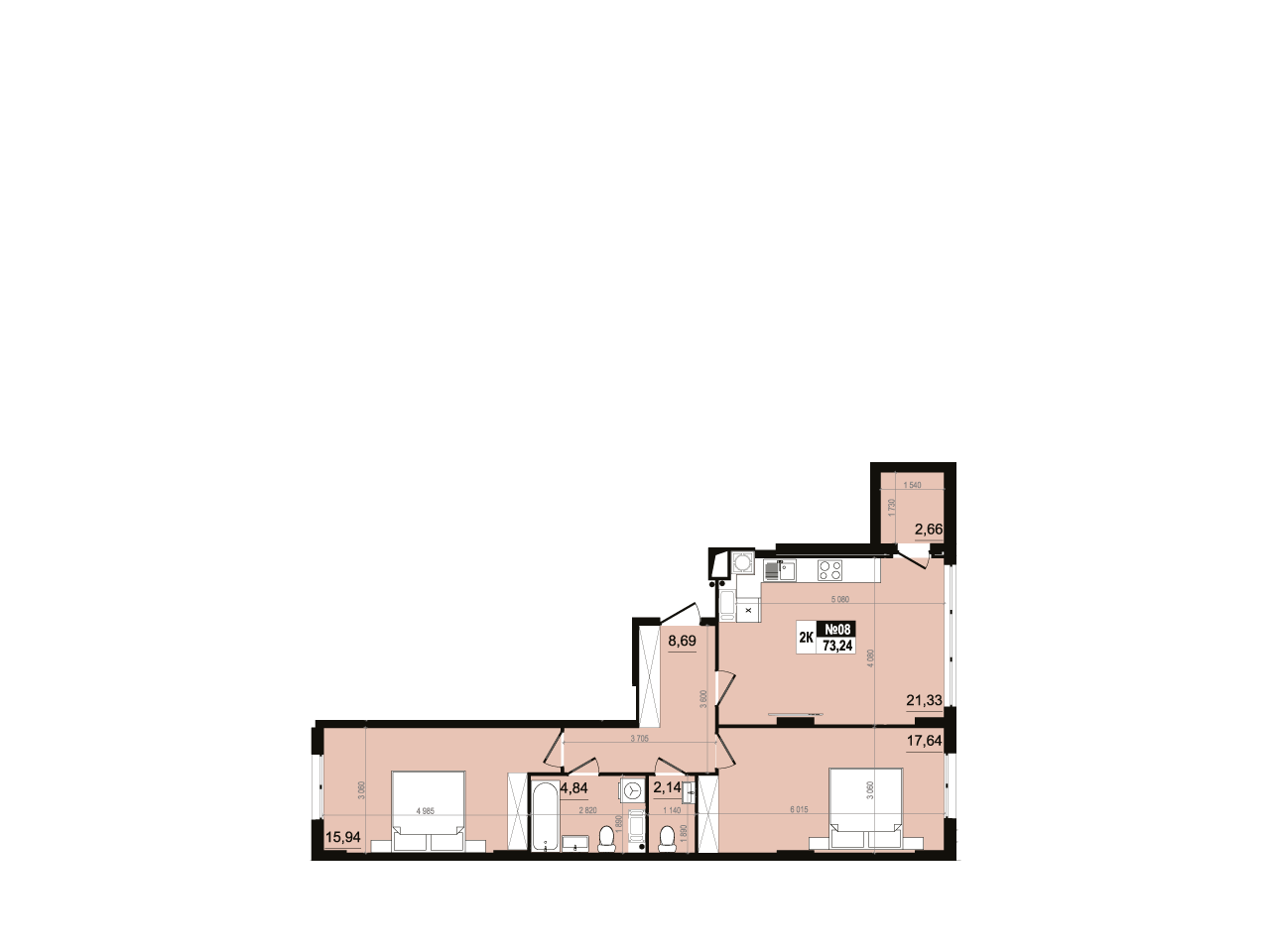 Квартира В-608 Comfort