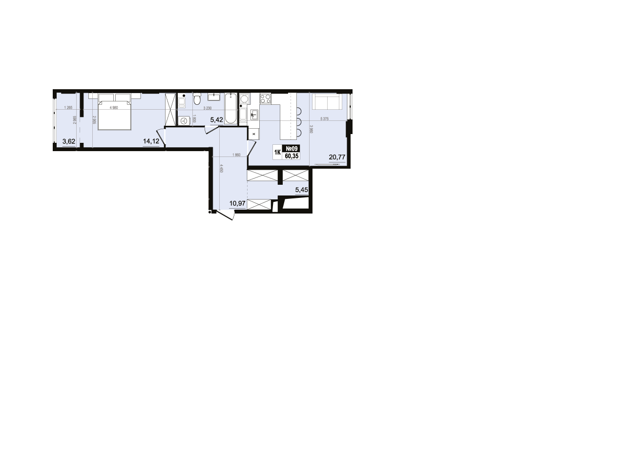 Квартира В-809 Comfort