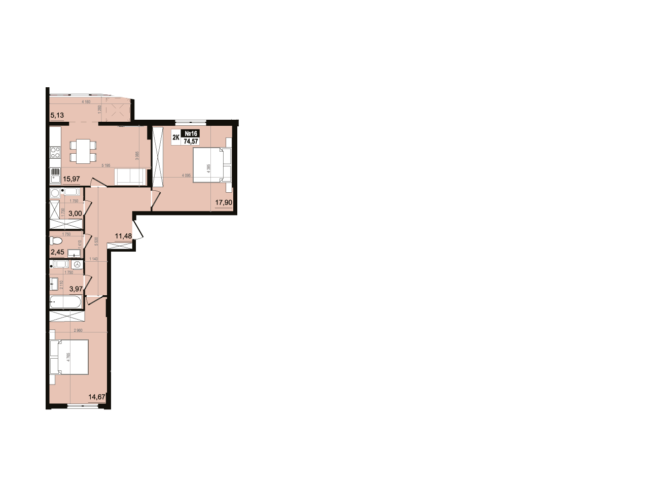 Квартира В-616 Comfort