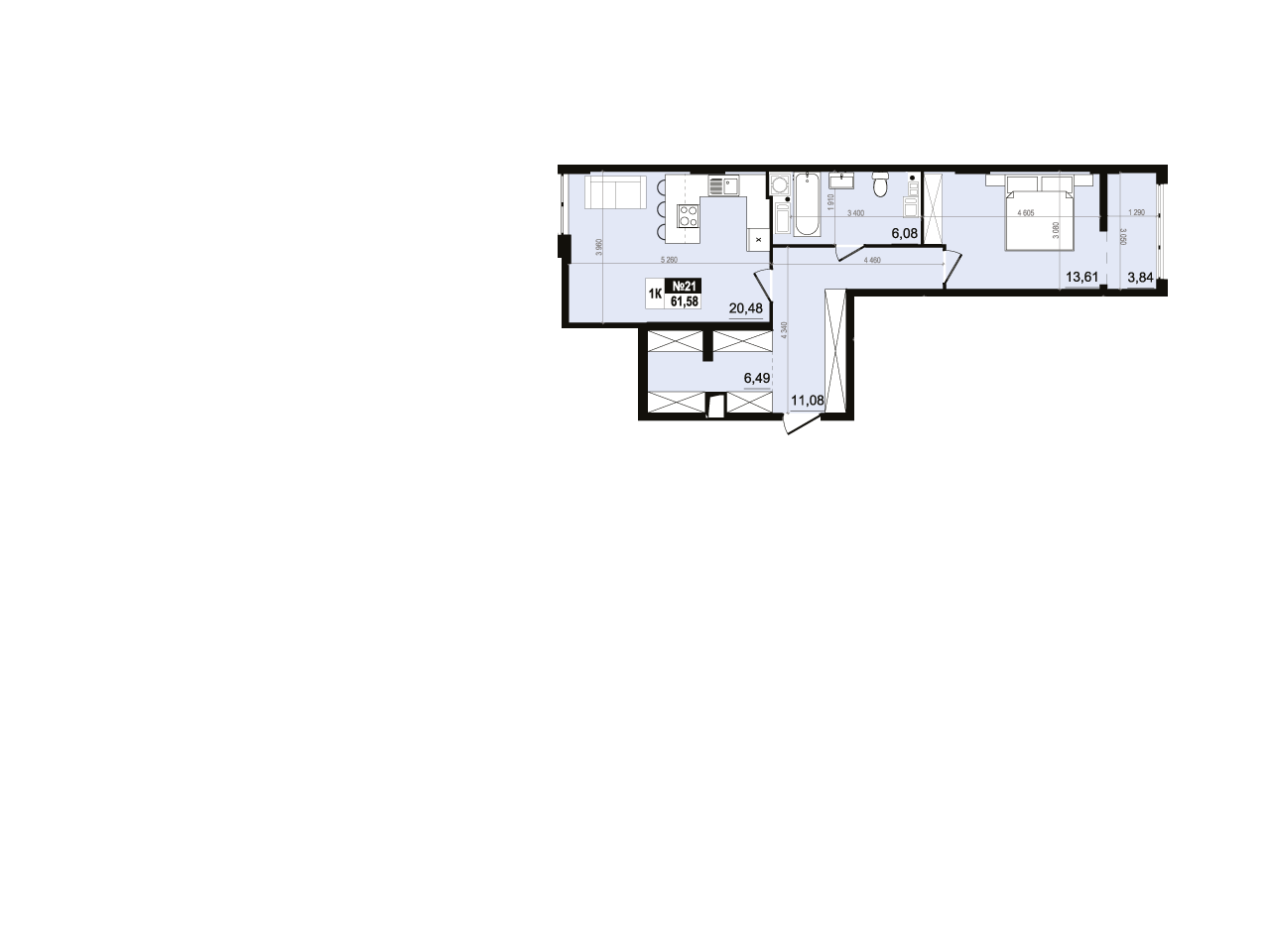 Квартира В-721 Comfort