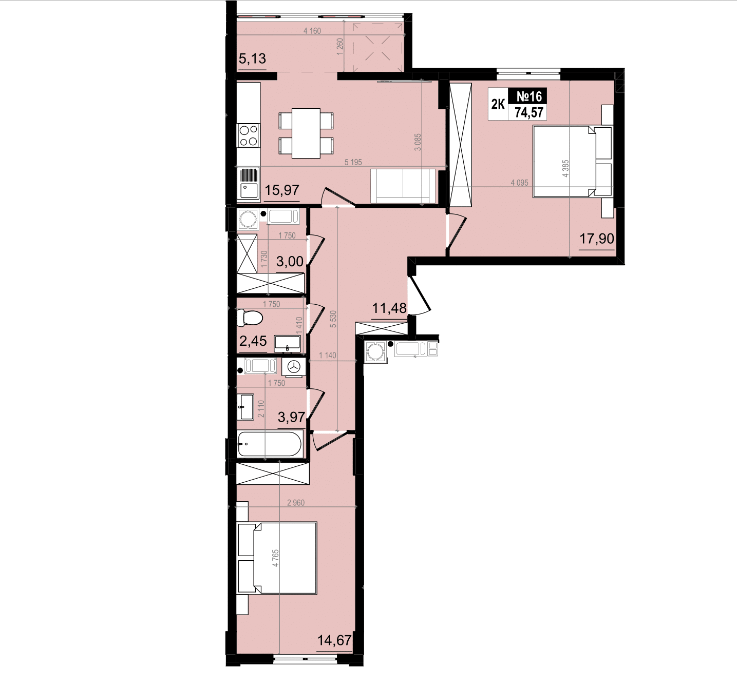 Квартира В-616 Comfort