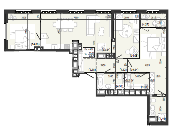 Квартира 401 WEST